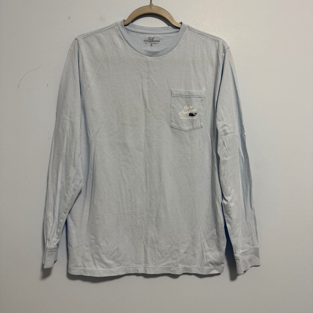 Vineyard Vines Youth Truck & Tree Christmas T-Shirt Size XL(18)